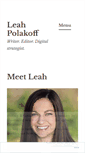 Mobile Screenshot of leahpolakoff.com